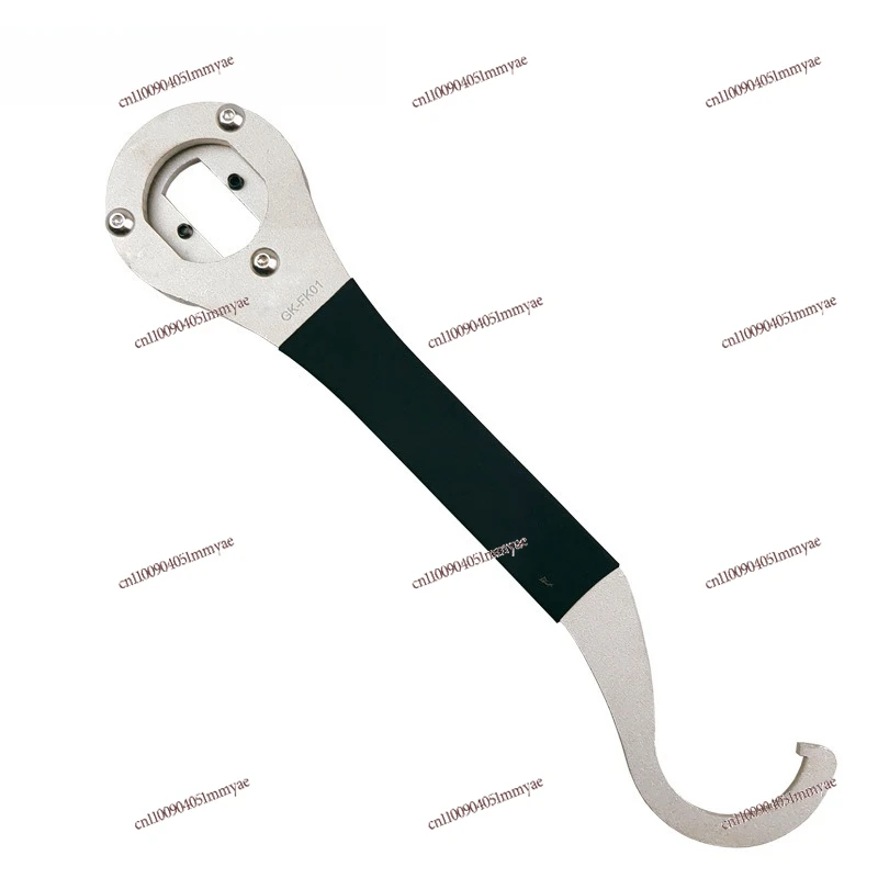 Bicycle Old-fashioned Center Shaft Removal Tool Tail Hook Wrench Lock Ring Installation Square Hole Center Shaft Front and Back