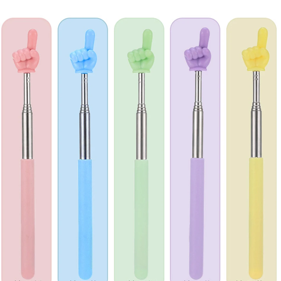 1/7Pcs Telescoping Teacher Pointer Colorful Retractable Teacher Hand Pointer for Classroom Reading Pointer
