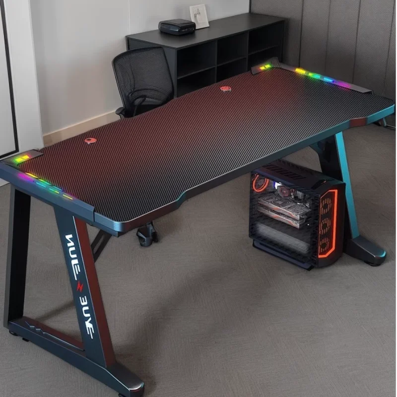 Design Black Pc Computer Desks Quality Simple Setup Console Organizers Computer Desks Bedroom Creativity Escritorios Furniture