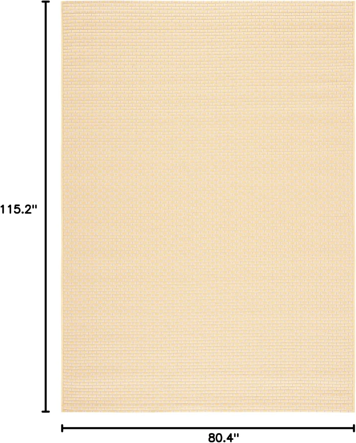 Washable Rug Outdoor Courtyard Collection - 6'7