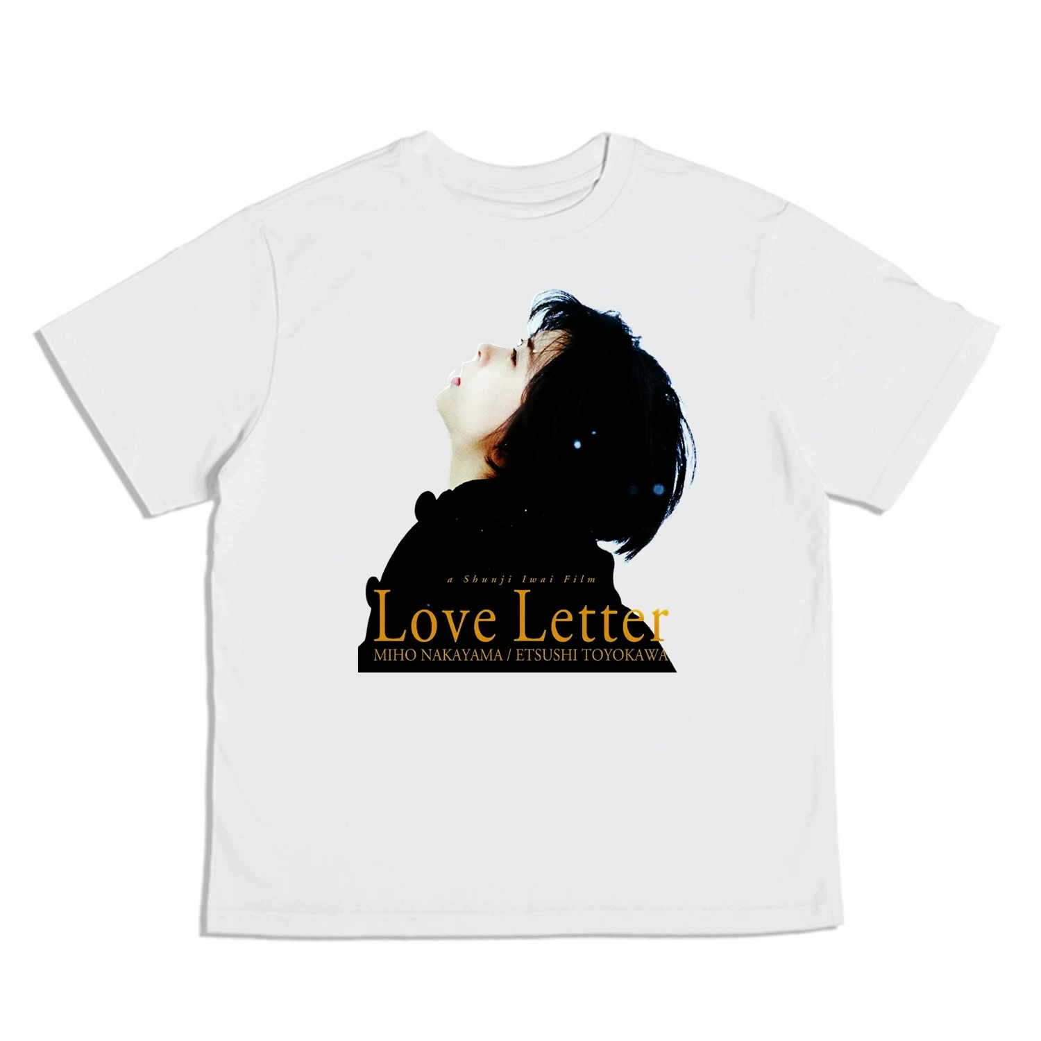 Love Letter Movie  Vintage Shunji Iwai Film Graphic T-Shirt Cotton Men Women Streetwear Tee