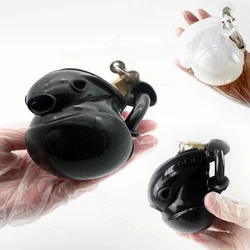 Adjustable Penis Ring BDSM Fully Restraint Soft Silicone Male Cock Cage Breathable Holes Chastity Device Lockable Sex Toys Man