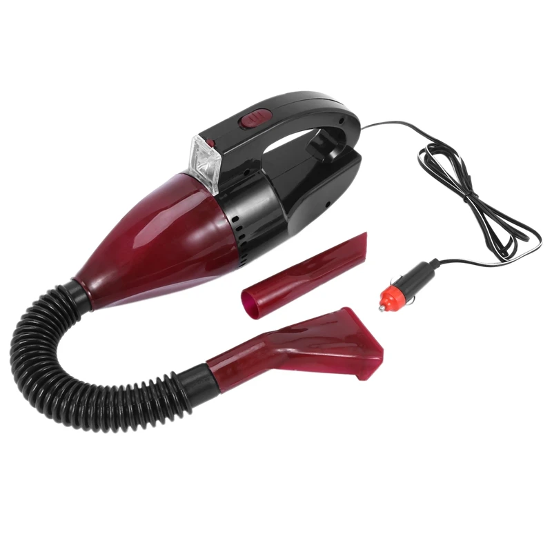 12V 60W Car LED Vacuum Cleaner Portable Handheld Wet And Dry Dual Vacuum Cleaner