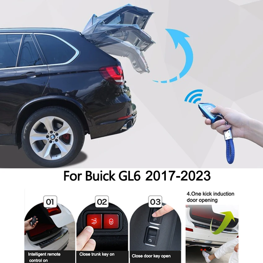 

Автомобильная электрическая задняя дверь для Buick GL6 2017-2023, интеллектуальная задняя дверь с питанием, обновленная декорация багажника