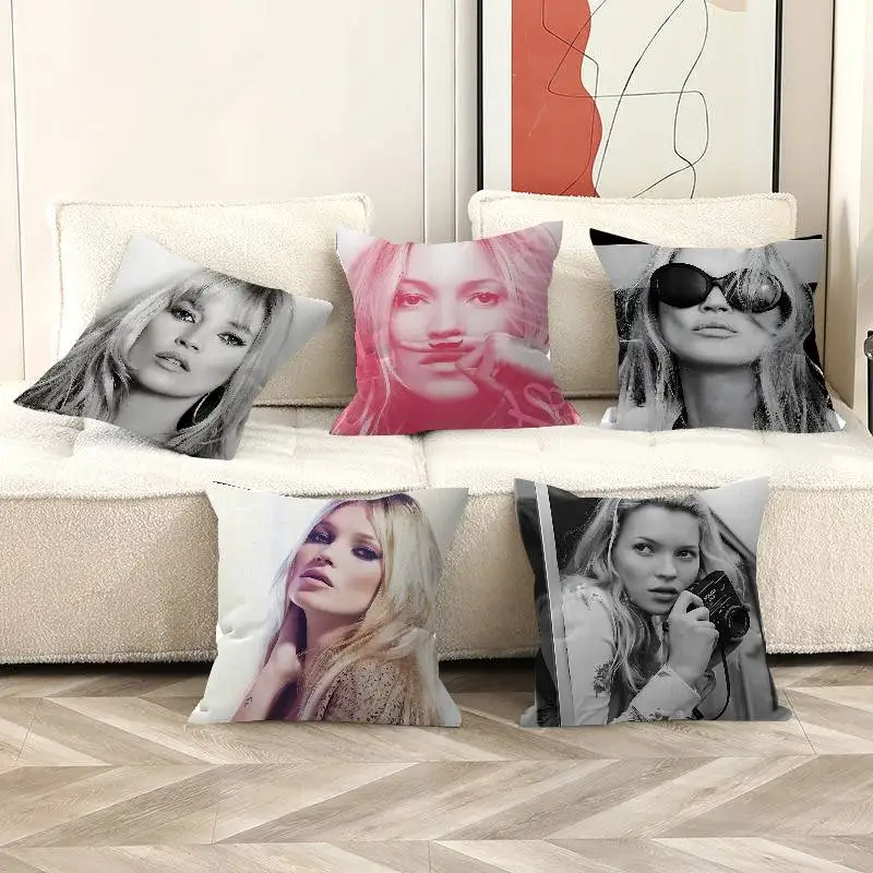Model K-Kate Moss Cushion Cover Polyester Sofa Cushions Decorative Throw Pillows Home Decoration Pillowcover