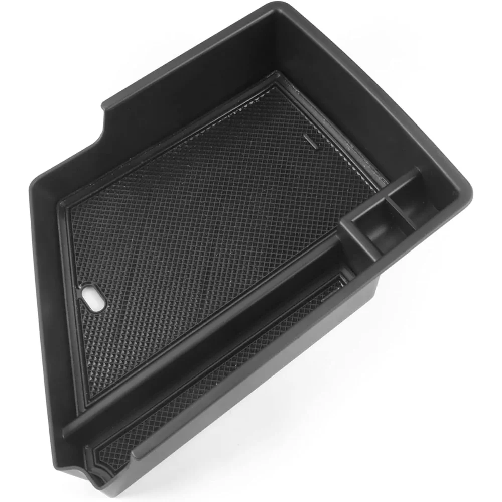 Car Accessories Center Console Tray Armrest Storage Box Divider ABS Black Functional Car Tray For Cadillac Lyriq 2023-2025