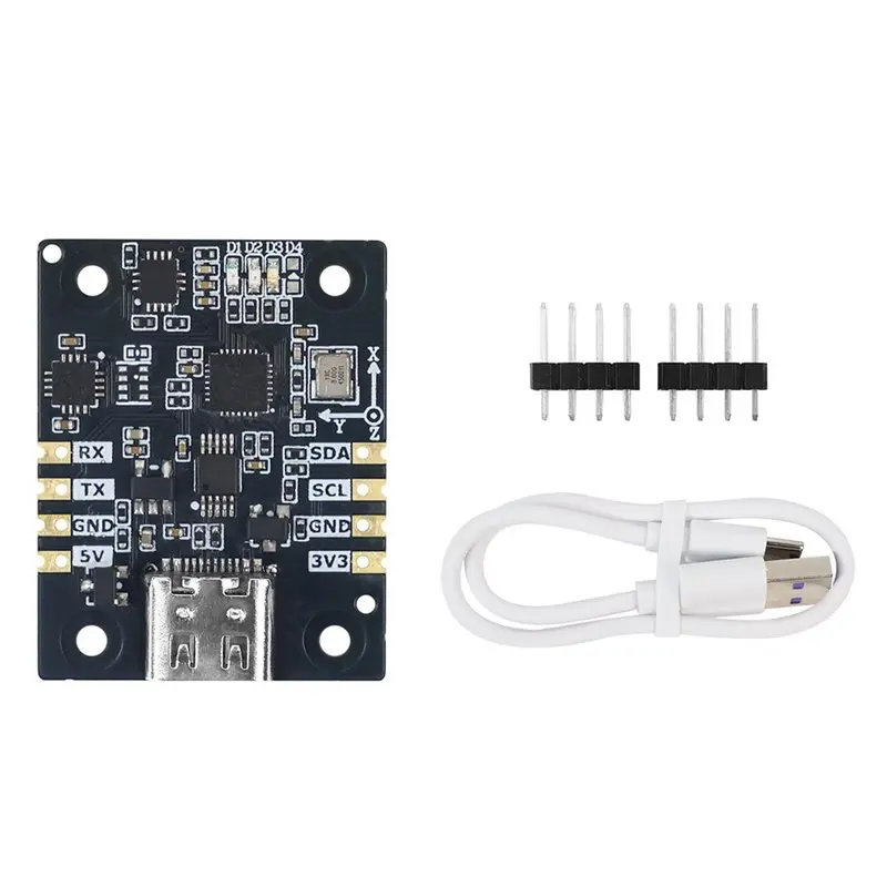 A96T High-Precision 9-Axis IMU Module For ROS Robot Attitude Sensor Supports AHRS Attitude Calculation