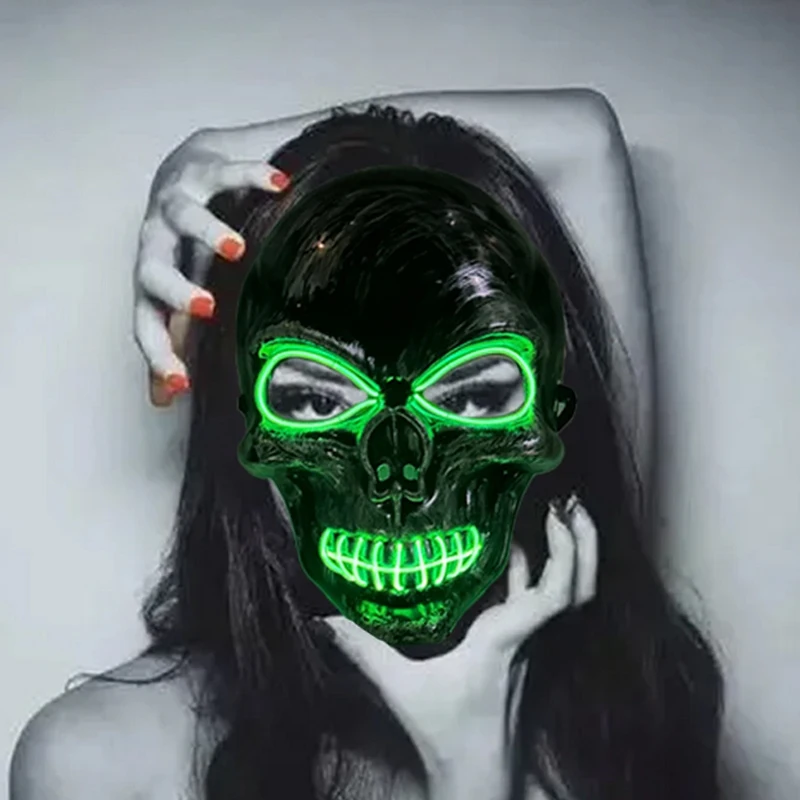 호러 해골 머리 마스크 10 색 마스크 코스프레 해골 변장 마스크 할로윈 남자 여자 유령의 집 해골 소품