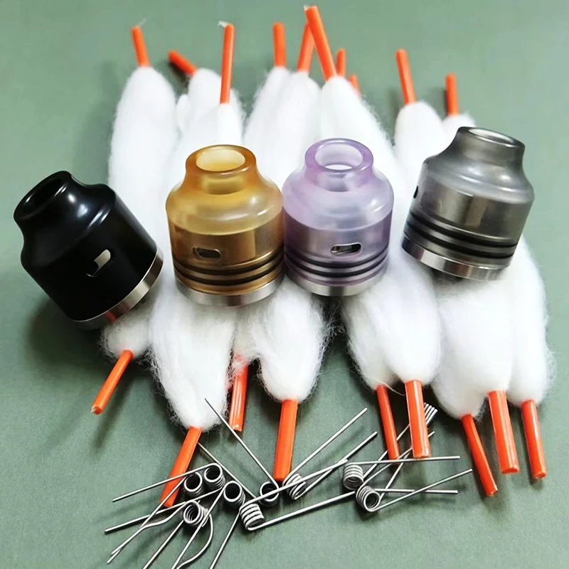2026 WASP Nano RDA Tank Atomizer 22mm 316SS Tek Bobinli Yeniden İnşa Edilebilir Tanklar, BF Squonk Pin Dekoratif Yedek Parça ile