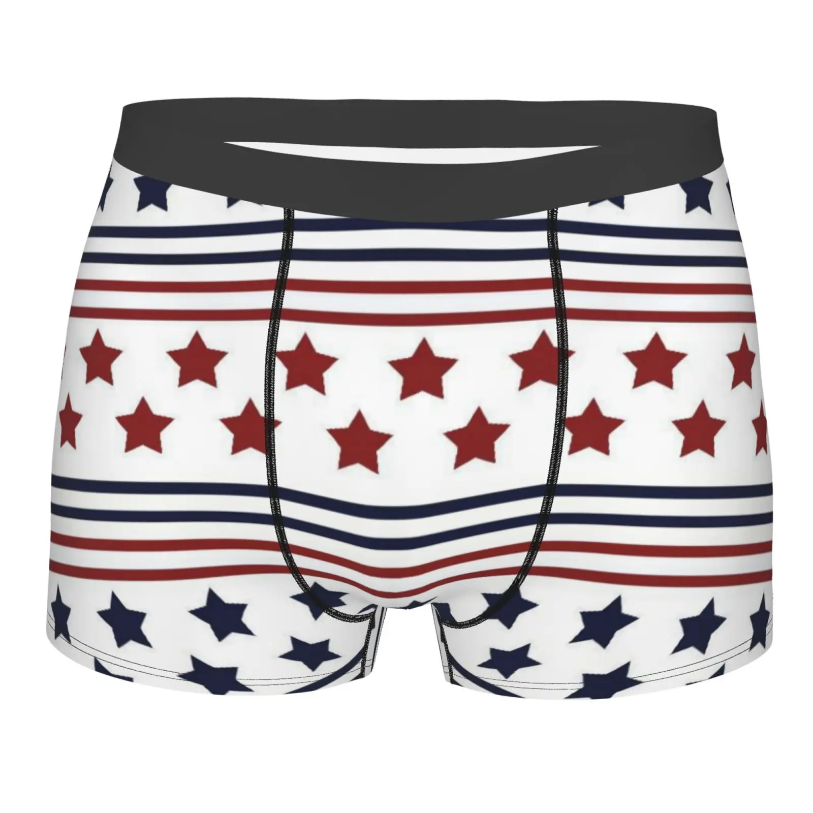 

Модные мужские трусы-боксеры с принтом американского флага, нижнее белье, дышащие шорты-боксеры, дышащие трусы для Homme