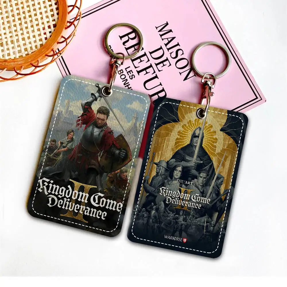 

Popular K-Kingdom C-Come D-Deliverance Historical Game Holder Keychain With Keychain For Access Card Bus Pass & Card Credit
