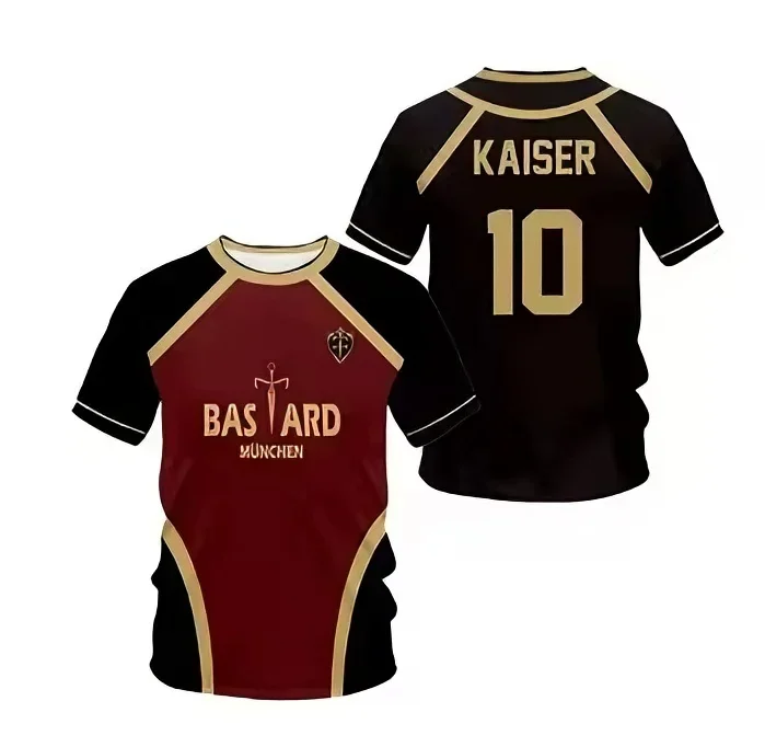2026 Bastard Munchen Kaiser 10 Print Soccer T-shirt Unisex Breathable Tee