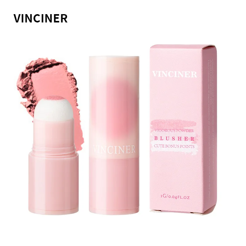 VINCINER 7 Color Powder Blusher Stick Matte Texture Natural Silky Shiny Blush Lasting 24h Waterproof Fashion Hot Sales Cosmetics