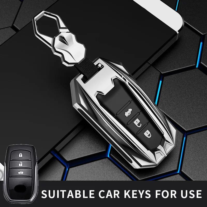 

Key Case Cover Shell For Toyota Yaris Land Cruiser Prado150 RAV4 Venza SIENNA Corolla SE 2023 Camry 50 55 TLC200