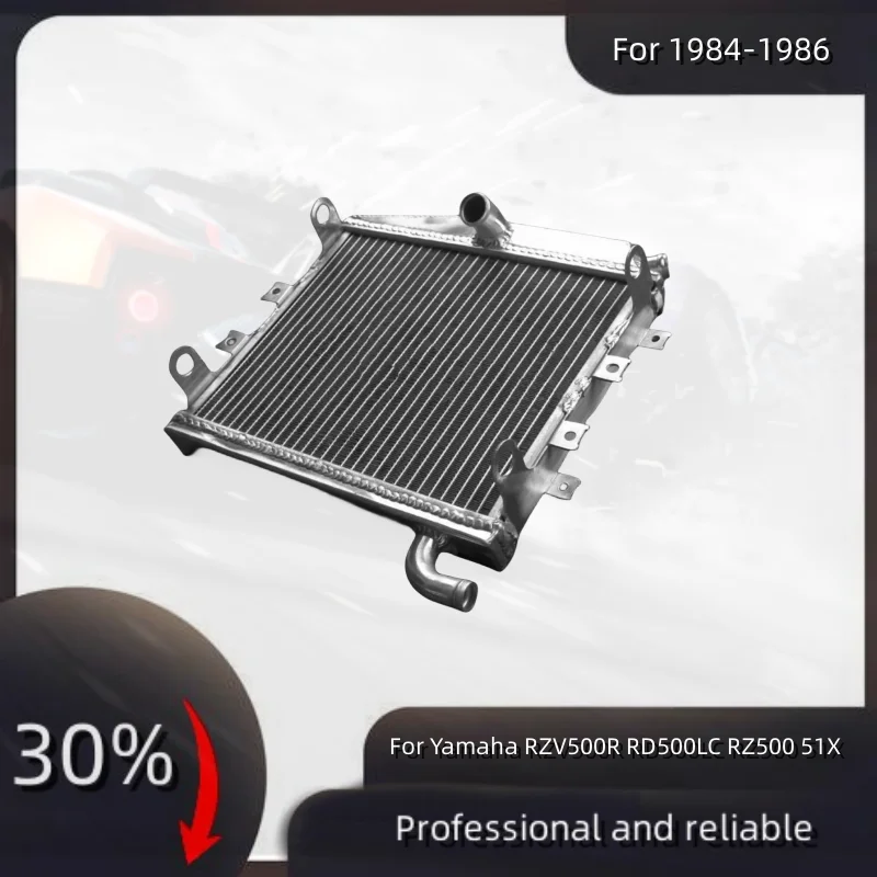 NEW all Aluminum Radiator For 1984-1986 Yamaha RZV500R RD500LC RZ500 51X Cooler Cooling Coolant 1984 1985 1986