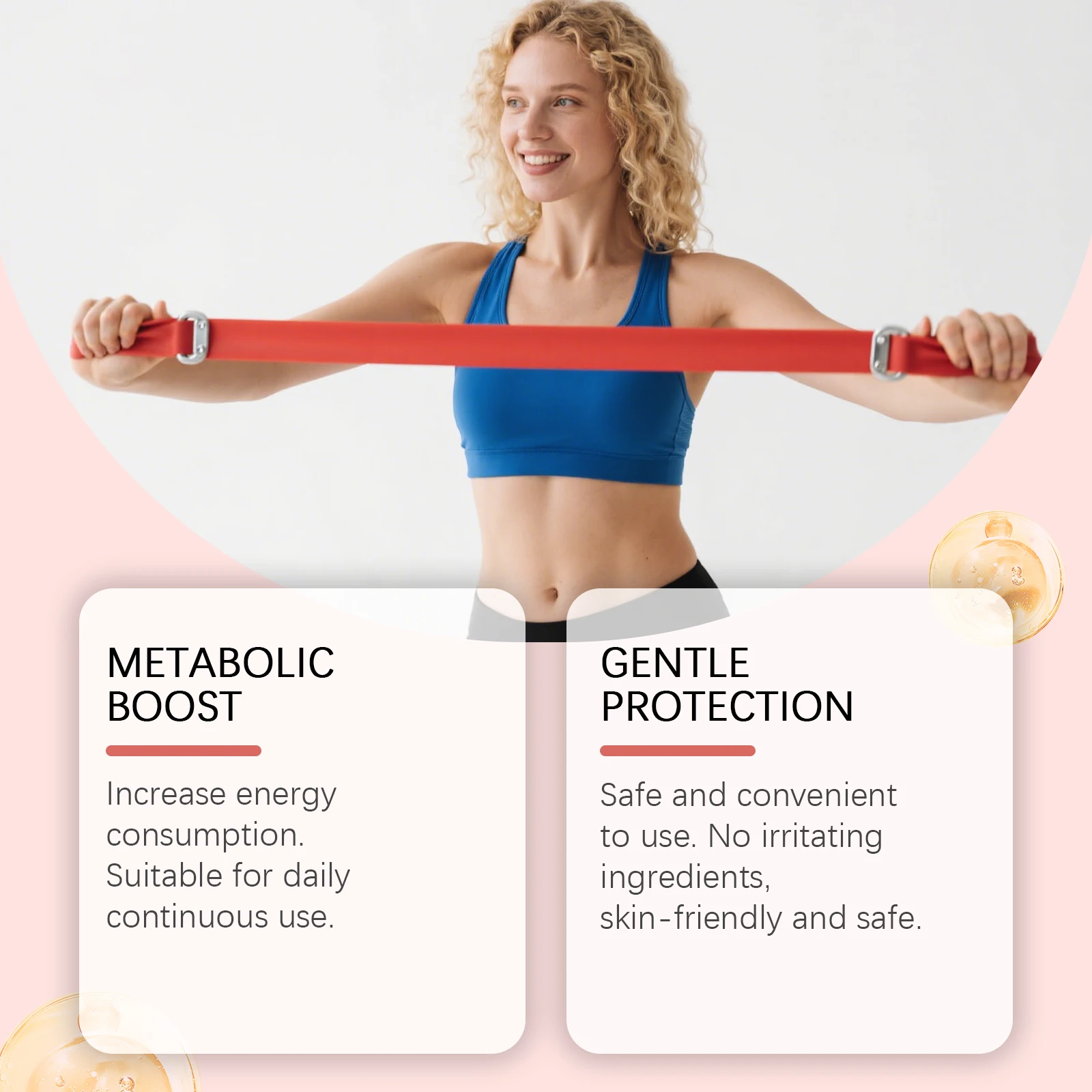 Figure care patch: A daily care patch with mild ingredients that helps achieve a lightweight feel and showcase body contours.