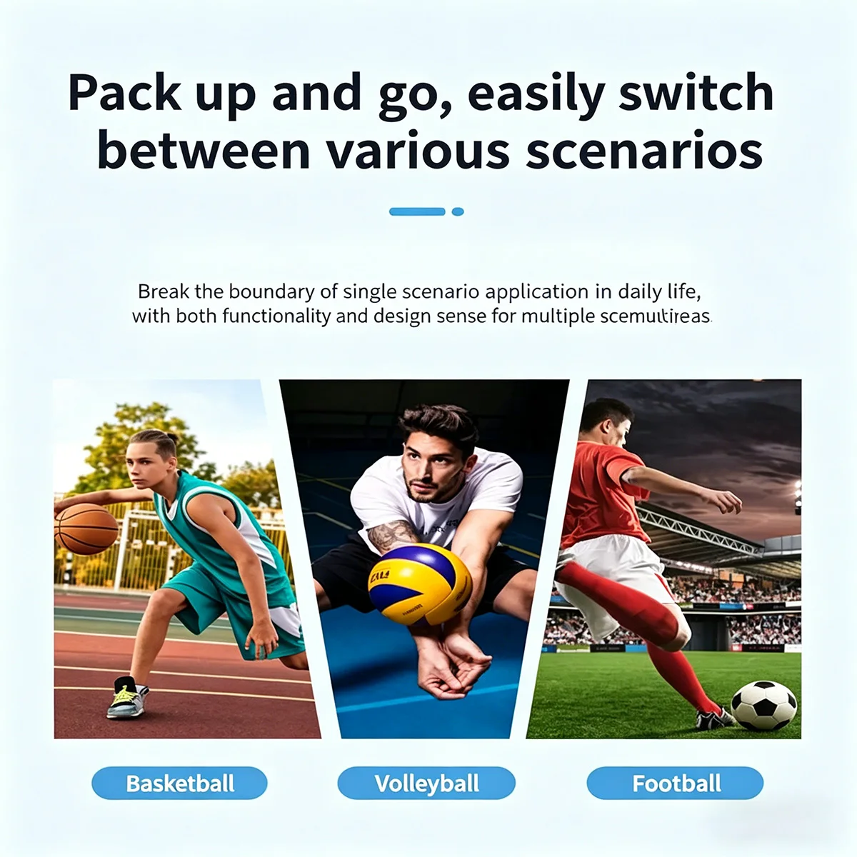 1pc Mesh Ball Bag Large Capacity Crossbody Shoulder Bag Sports Basketball Football Volleyball Storage Net Bag