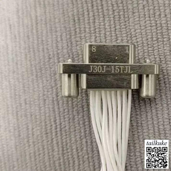 J30J-15TJL/ZKP Rectangular Connector Male/Female Plug Receptacle with Wire