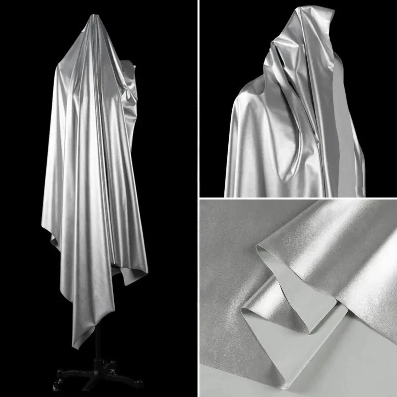 

Высокоэластичная кожаная ткань из ПУ, мягкая, водонепроницаемая, для пошива одежды, материал для рукоделия, продается на метры, оптом.