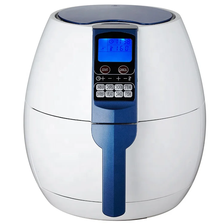 Home Gift Mini Healthy Oil Free LCD Display Hot Power Air Circulation  Fryer For Kitchen