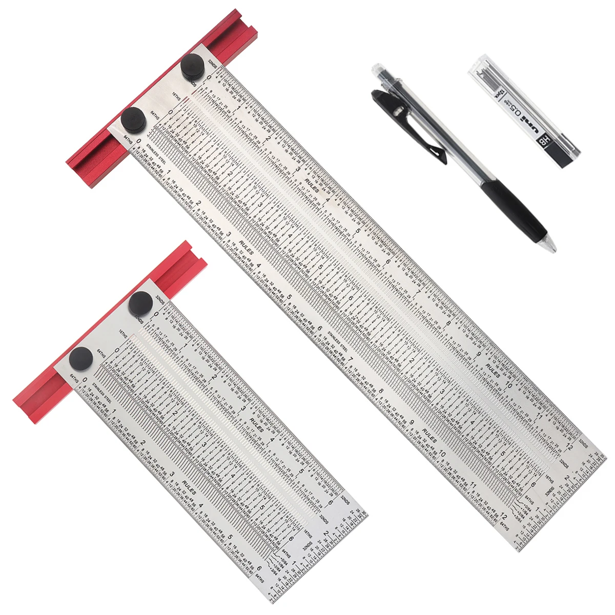 6/12 Inch Line Ruler Precision Marking 1/ 64\