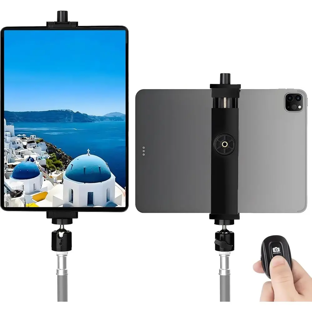 

Универсальный 360 ° Поворотный держатель для планшета с Bluetooth-пультом для iPad Pro 12.9, Air, Mini, планшетов 6.2-11.8 дюймов