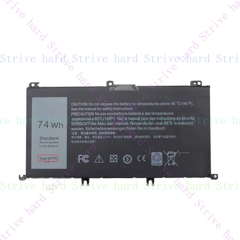 

74Wh 357F9 Battery For Dell Inspiron 15 7000 Gaming P65F P65F001 P57F 71JF4 US
