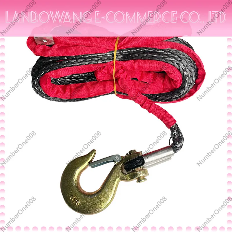 Winch Rope for Off-road Vehicle High Strength Synthetic Winch Cable for SUV ATV Recovery Off-road Traction Escape