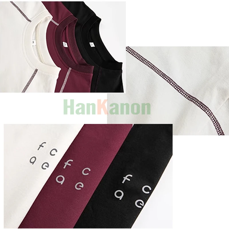 تي شيرت رجالي بأكمام راجلان قابل للتنفس وممتص للرطوبة |   غرزة متباينة فضفاضة بأكمام طويلة 2025 #5