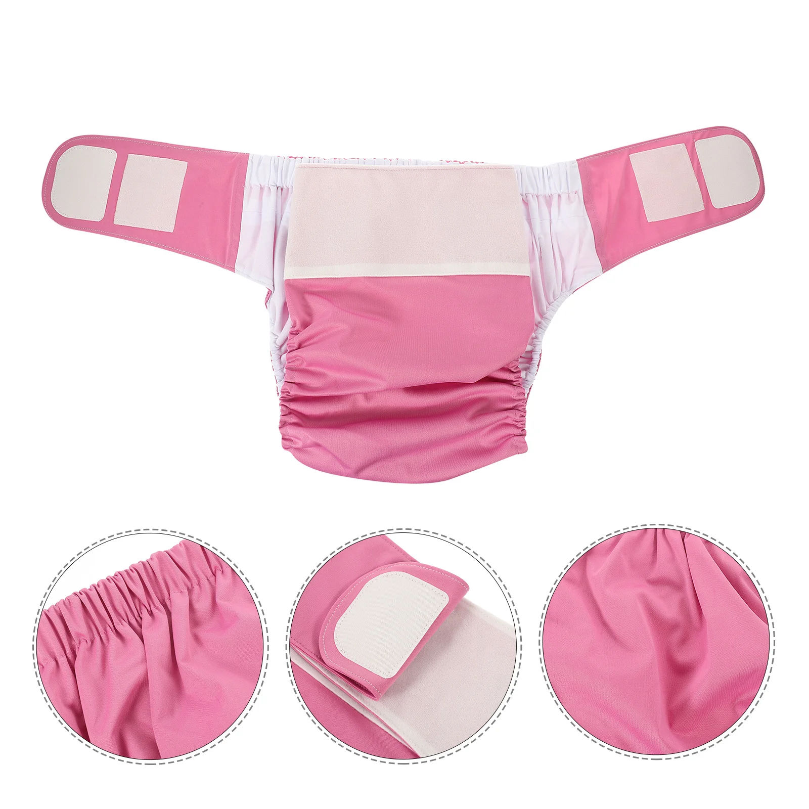 

Leakproof Adult Diaper Reusable Incontinence Underwear Overnight Hospital Home Use Washable Elderly Diaper Breathable