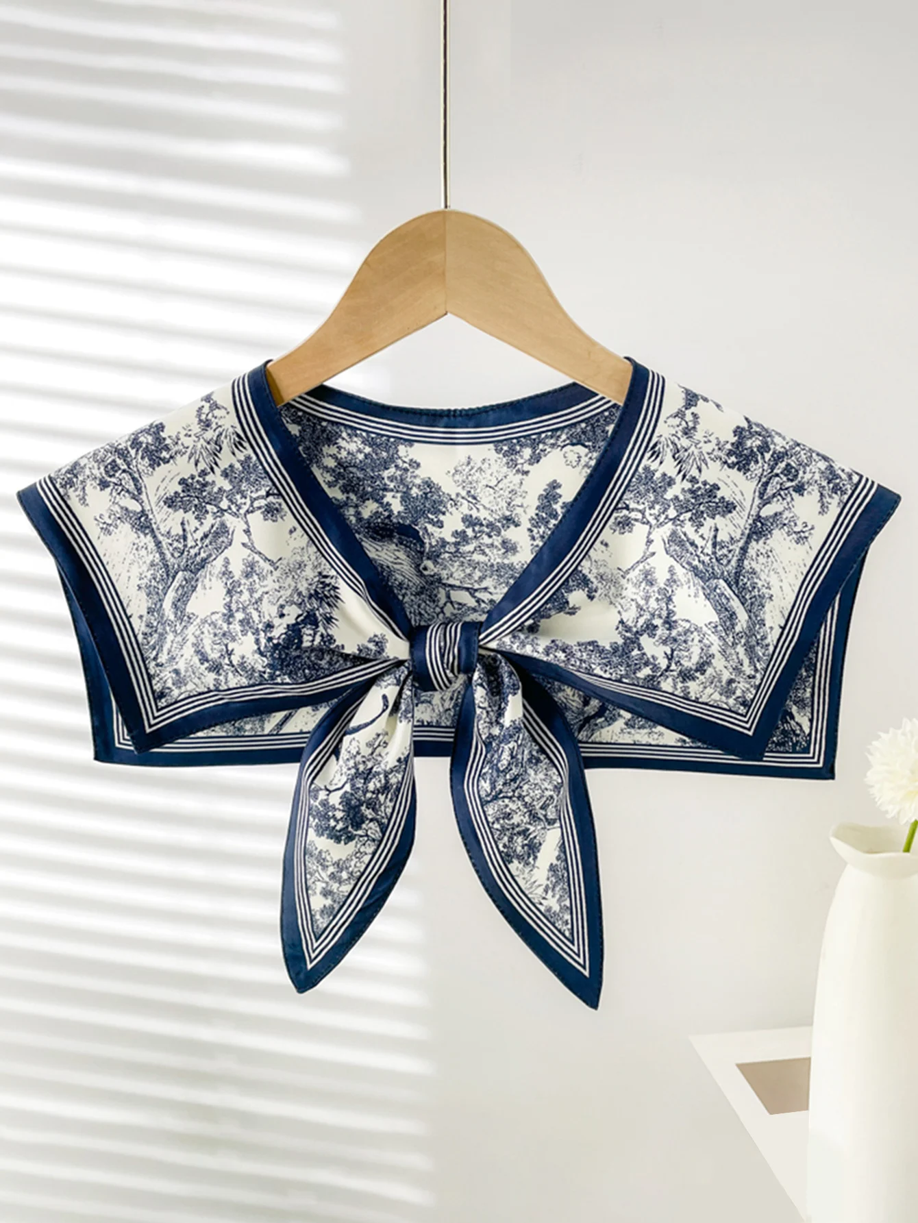 Clothes Decoration For Women Printed Silk Shawls Shoulders Scarf Korean Style Scarves Shawl Wraps Female Neckerchief