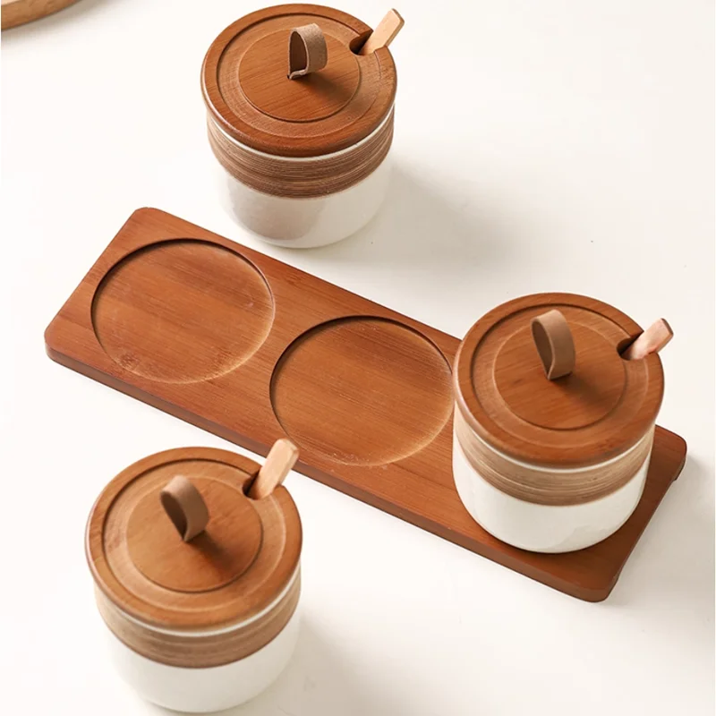 Kitchen Seasoning Tools, Vintage Coarse Ceramic Seasoning Jars, Salt and Pepper Bottles, Spice Jars, Seasoning Boxes, Containers