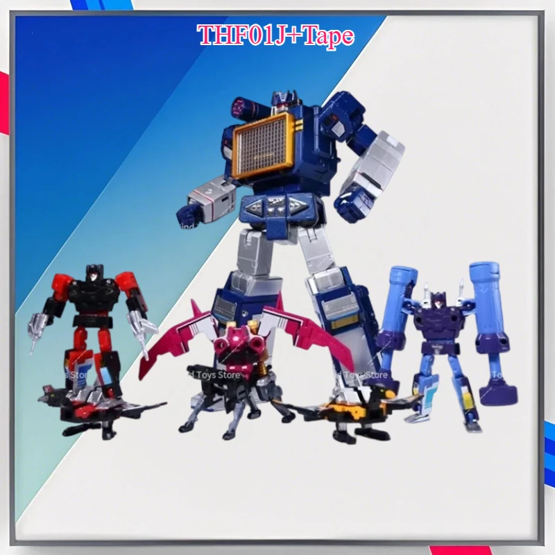 

G1 Transformation THF THF-01J Soundwave THf Tape Corps THF01J THF01-J One Tape Walkman MasterPiece KO MP13 Action Figure Robot