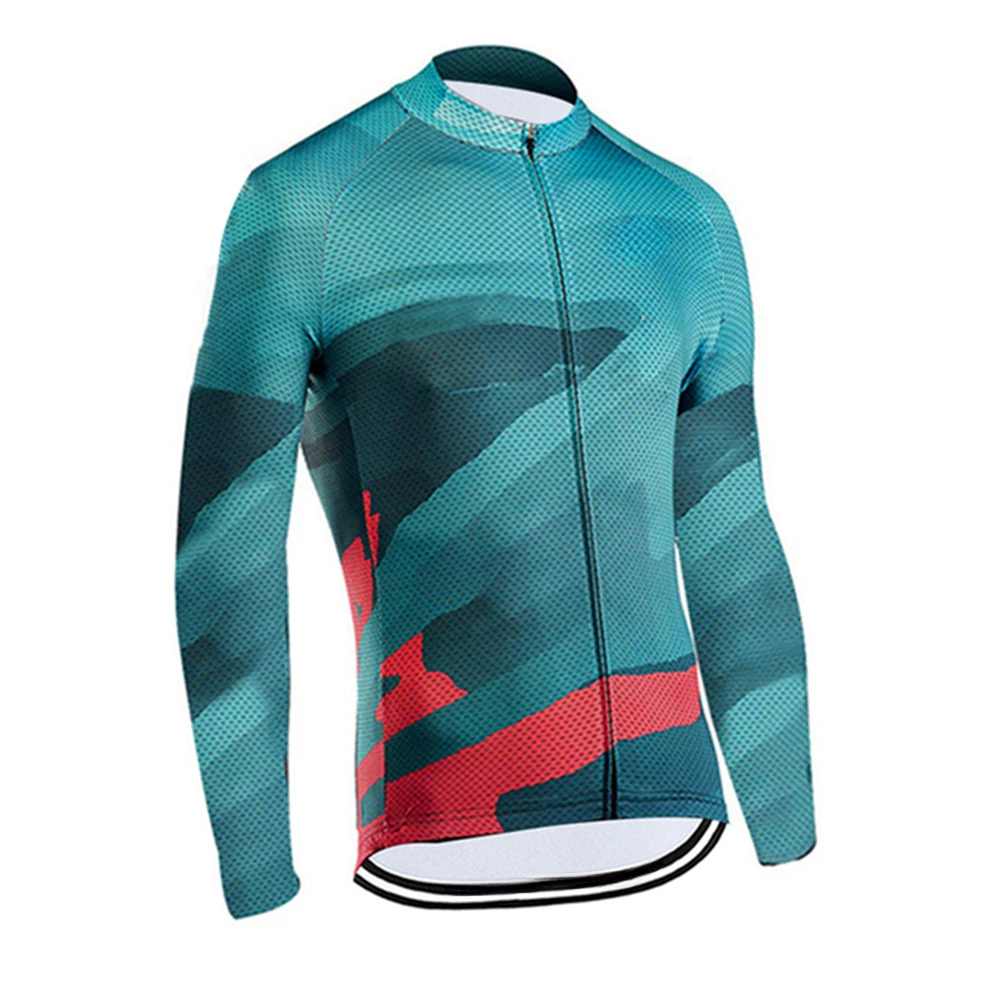 Spring Men\'s Long Sleeve Sportswear Cycling Jersey Bicycle Autumn Clothes Bike Mountain Bike Shirt Quick Dry Tops Comfortable