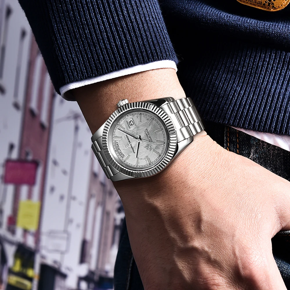 2025 New PAGANI DESIGN Watches Luxury Meteorite Sapphire Mechanical Watch For Men Top Stainless Steel Automatic Waterproof Watch