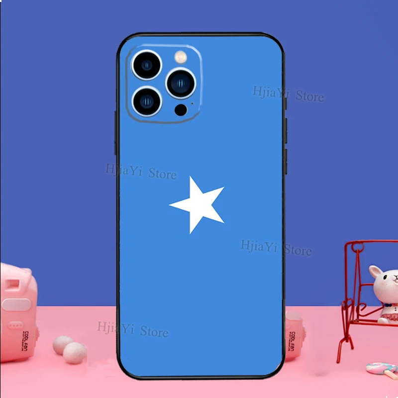 Somali Somalia National Flag Phone Case For iPhone 16 15 11 12 13 14 Pro Max Mini X XS XR Plus SE2 Funda Coque Capa Cover