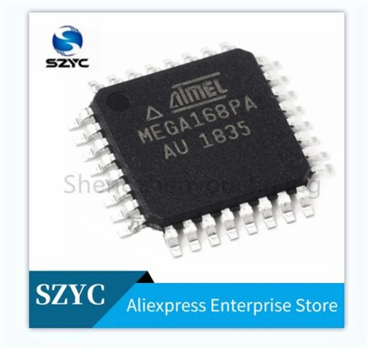 1PCS ATMEGA168PA ATMEGA168PA-AU 16KB 1KB 20MHz FLASH 23 LQFP-32(7x7) Microcontroller Units