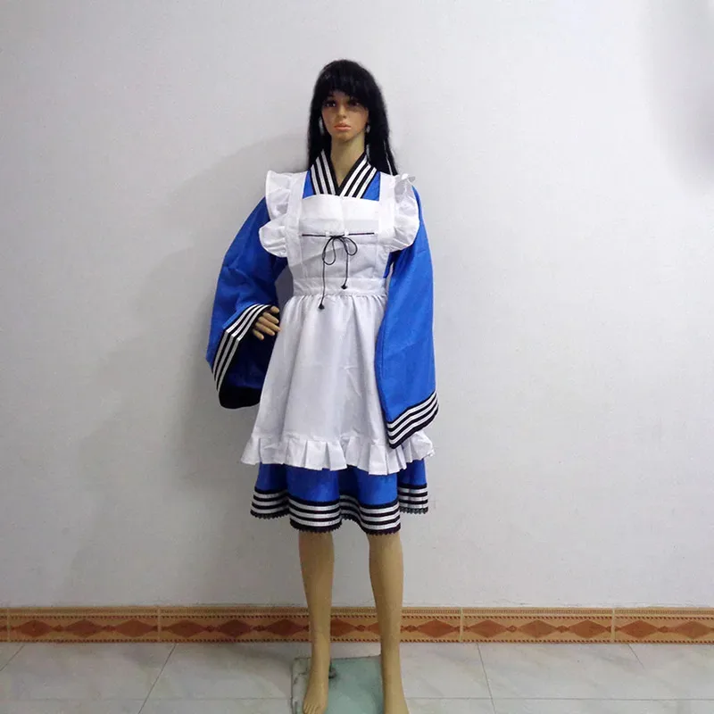 

Yu-Gi-Oh! Yu Gi Oh Duel Monsters Laundry Dragonmaid Server Maid Dress Christmas Party Halloween Cosplay Costume Customize