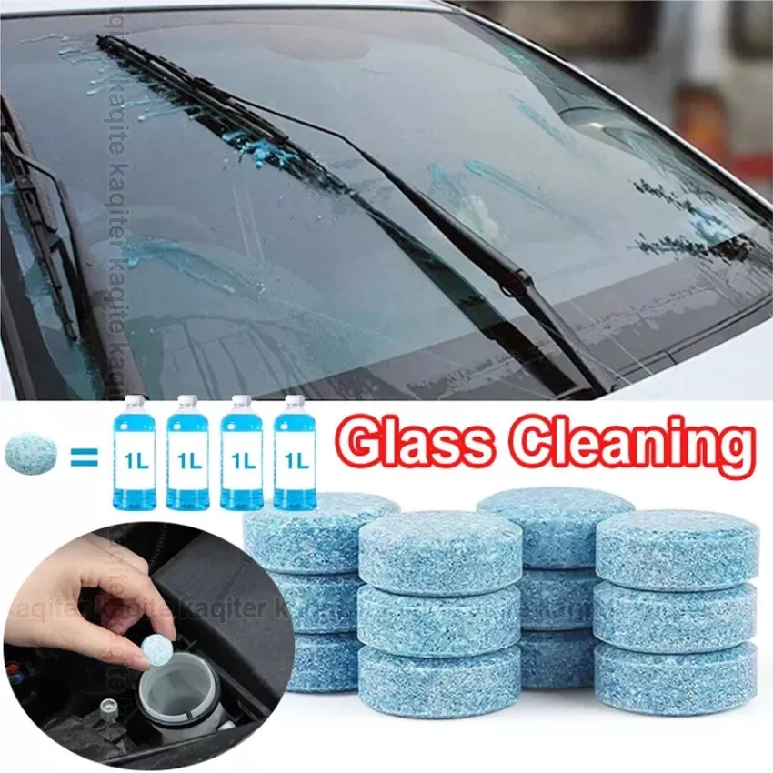 10x Car windshield washer fluid Concentrated Clean Tablets windshield wiper fluid Solid Effervescent Tablet Remove glass stains