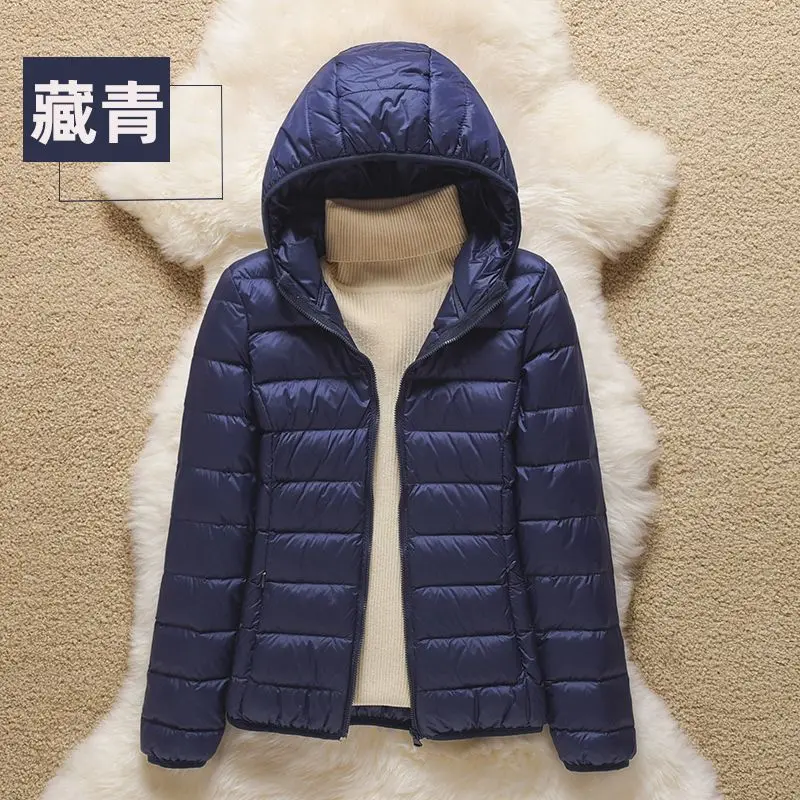Frau Hohe Qualität Ultra Licht Weiße Ente Unten Jacken Frauen Langarm Parkas Weichen Stoff Kurze Tops Mantel Windjacke S-4XL