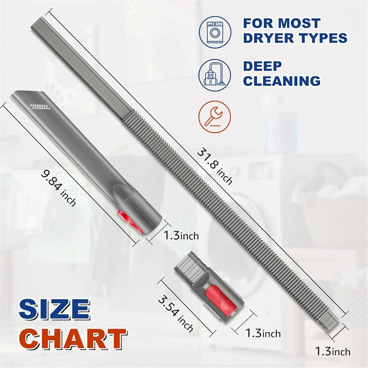 Dyson v7,v8,v10,v11,v12,v15用の深い糸くずの出ないアダプターを取り外すための掃除機キット