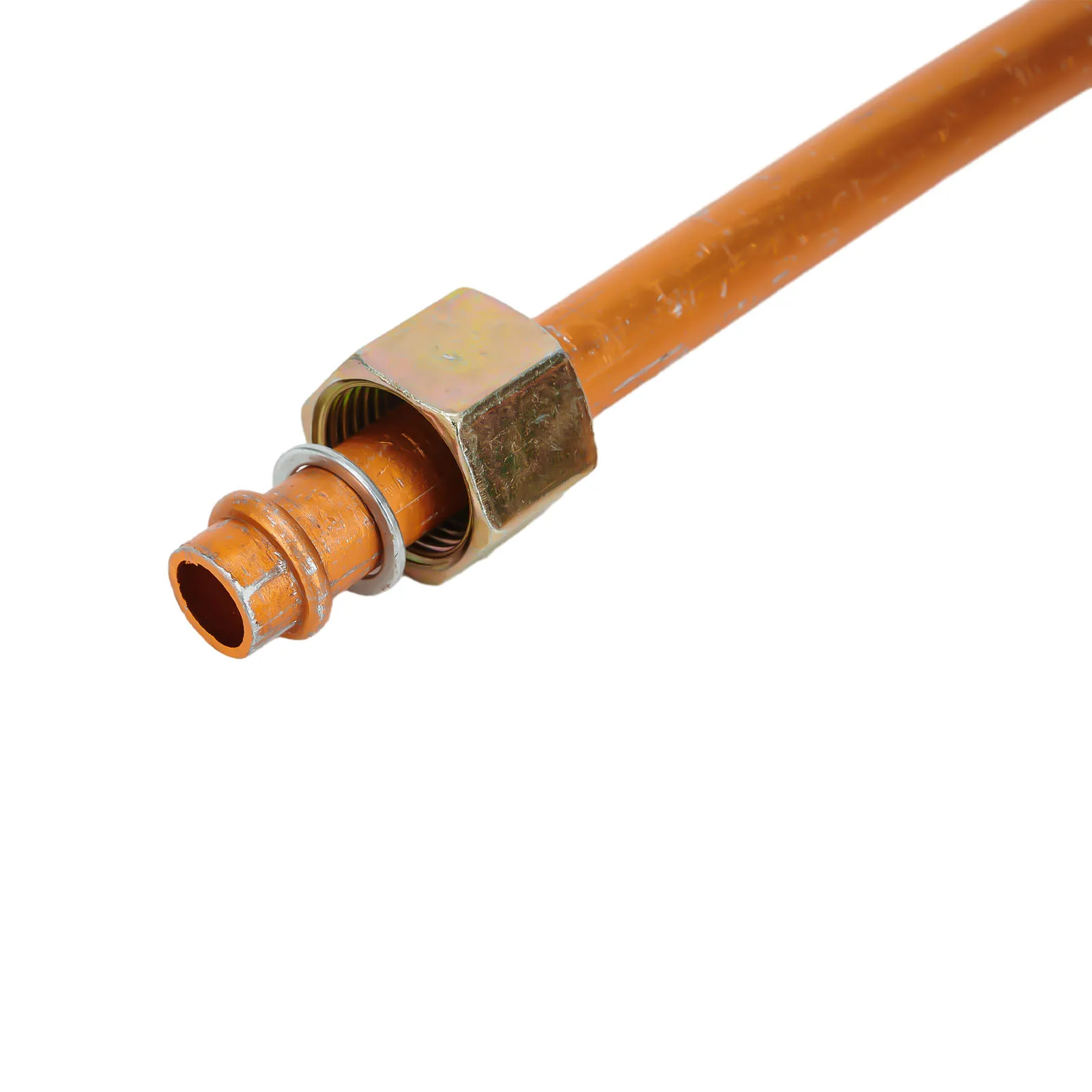 Tubo di aspirazione a 7 caratteri di ricambio per tubo del compressore d'aria nuovissimo 10 X 450 mm/0,4 \" X 17,7\"(D * L) Alluminio + Ottone