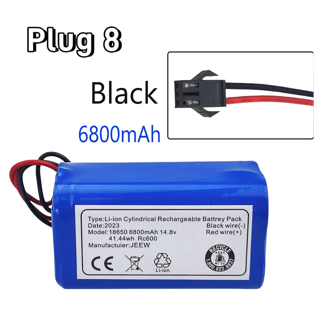 

New 14.8V Li-ion 6800mAh battery For Xiaomi G1, Big Bear X3, and Little Dog R30proR35 Karina F1 intelligent mop sweeper