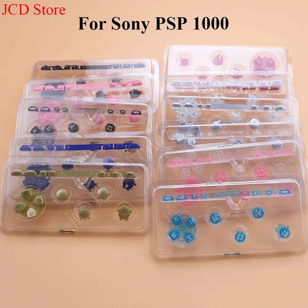 For Sony PSP1000 Game Console Replacement Left Right Buttons Set Home Start D PAD Volume Key Buttons For PSP 1000