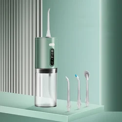 Portátil Água Floss Irrigador Oral, Dispositivo Elétrico De Limpeza De Dentes, USB Recarregável, Impermeável, 3 Modos, 280ml