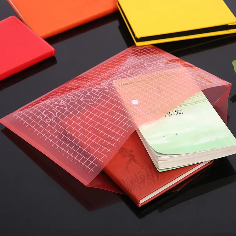 Wholesale 24 Pieces Waterproof PP Data Business File Folder A4 Document Bag Organizer Office School Stationery Accessories