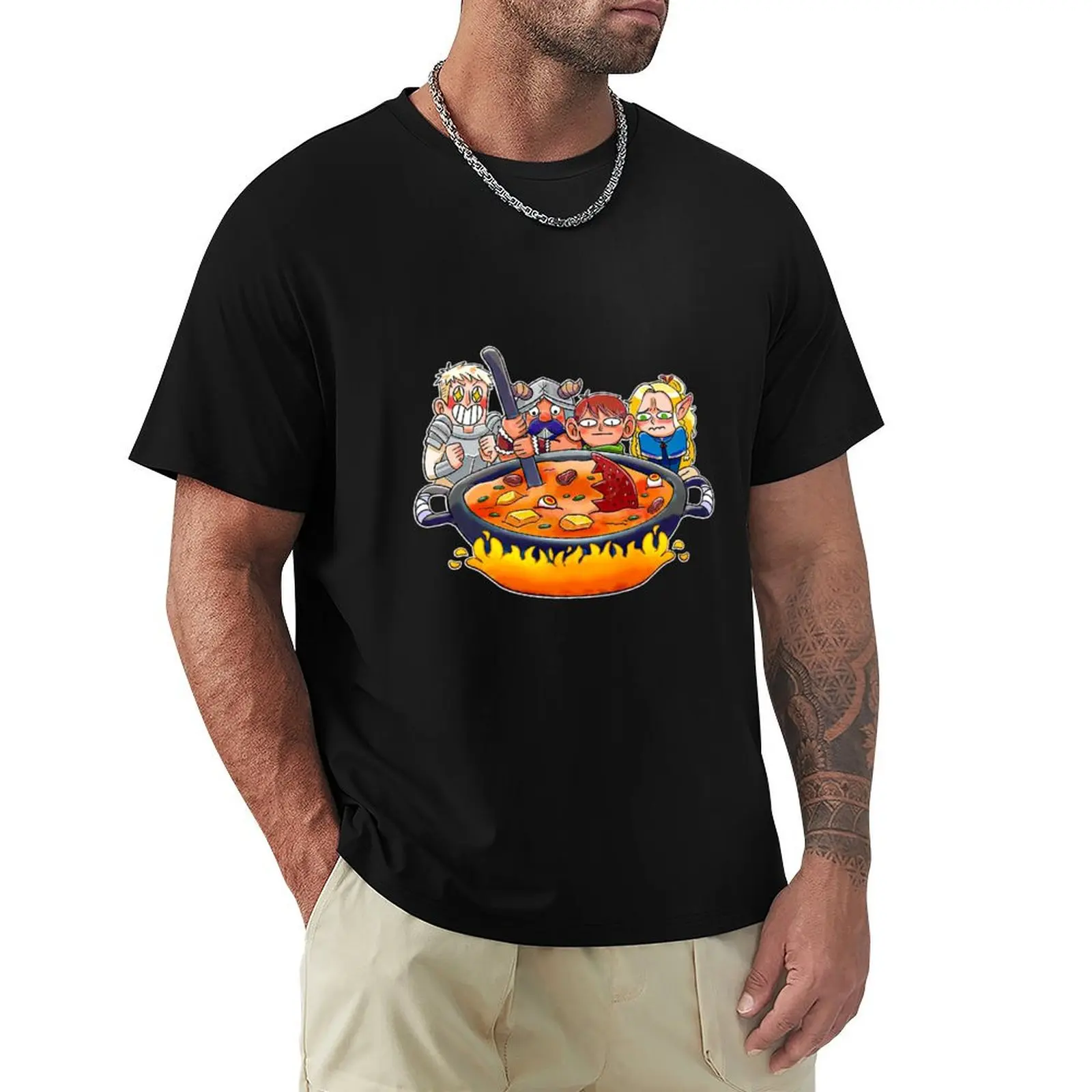 delicious-in-dungeon-meshi T-Shirt printed t shirts for man T-Shirt