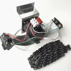 Industrial Incubator Turn Dense Eggs Motor 220 V 100 CM Chain Incubator Automatic Egg Turning System With Motor Mounting Bracket