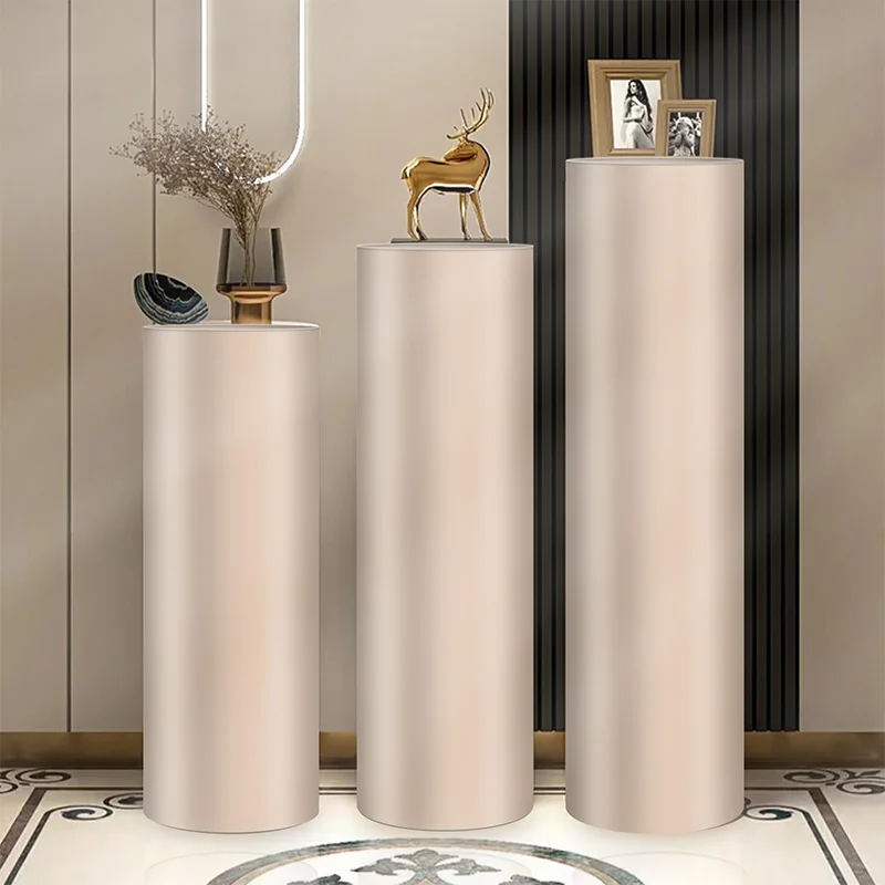 Creative household space-saving door storage cabinet Simple light luxury shoe rack High vertical small apartment round rotating