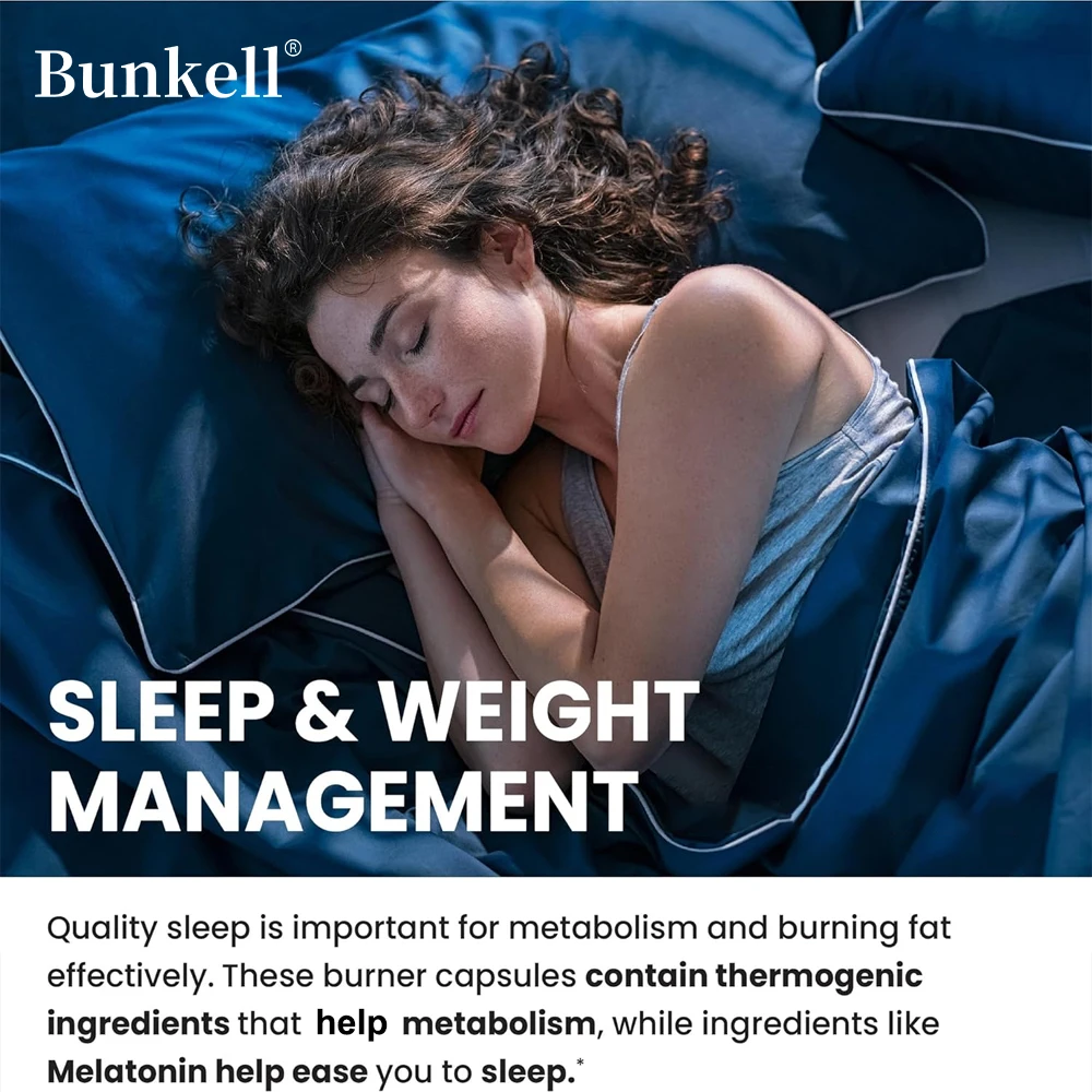Night Fat Burner Sleep Aid Supplement - Promotes Restful Sleep - Image 4